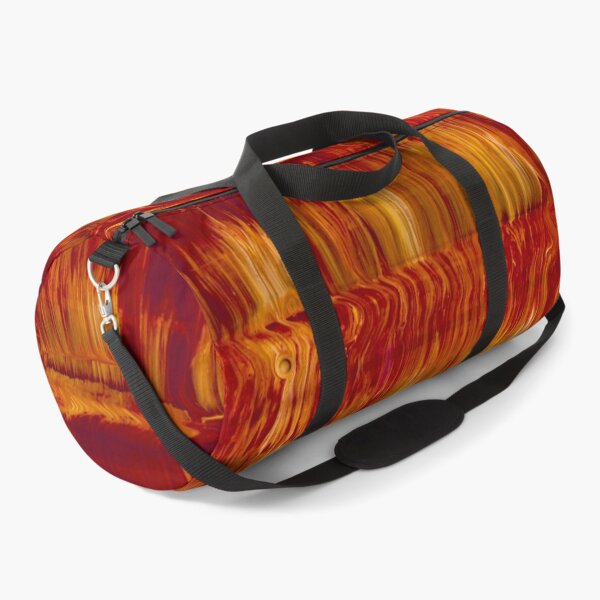 Item preview, Molten Amber Waves – Abstract Fire and Copper Ripple Pattern designed and sold by BuckaBaby.