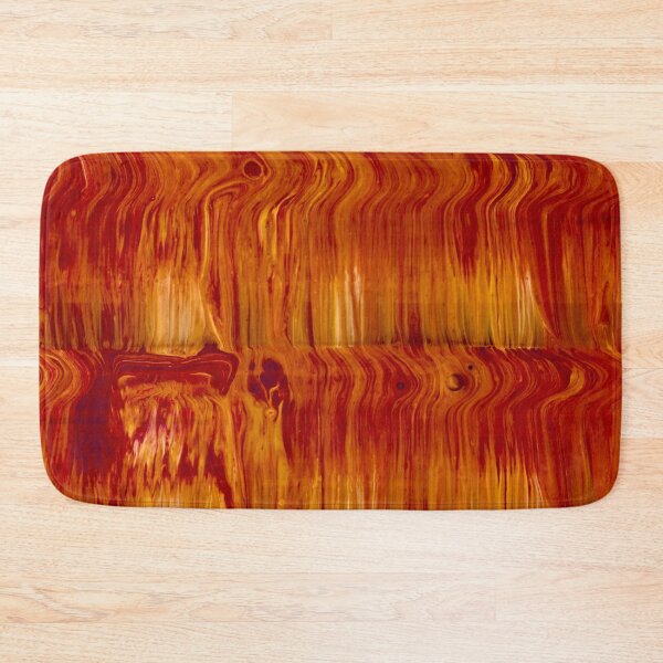 Item preview, Molten Amber Waves – Abstract Fire and Copper Ripple Pattern designed and sold by BuckaBaby.