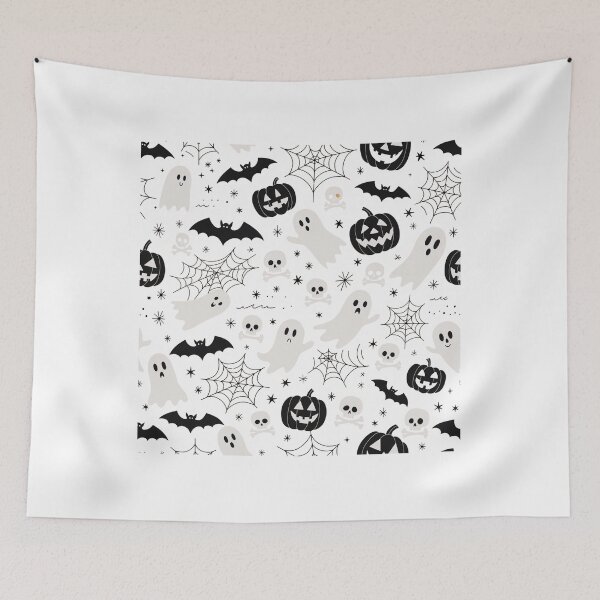 Item preview, Cute Halloween Pattern with Ghosts, Bats and Jack O Lanterns for Kids designed and sold by DariaOltes.
