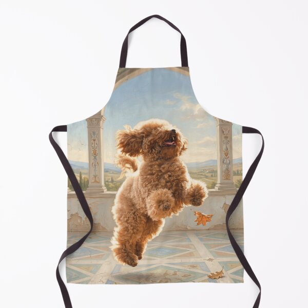 Item preview, Joyful Poodle Courtyard Jump designed and sold by Anatolii_Kys.