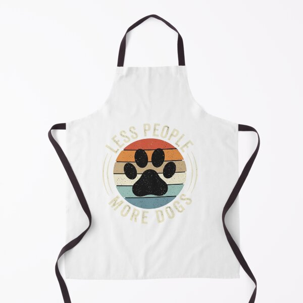 Item preview, Less People More Dogs Retro Sunset Paw designed and sold by SiarheiYur.
