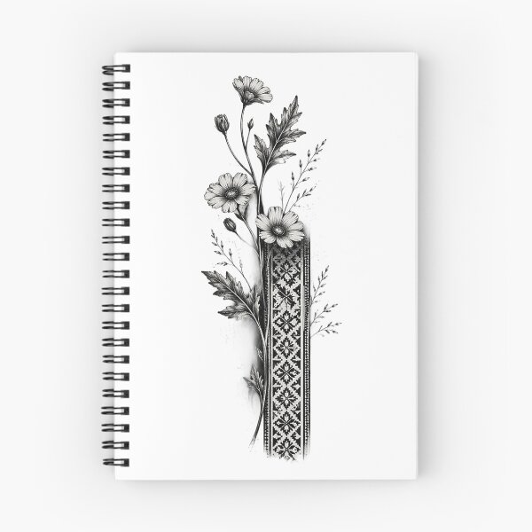 Item preview, Vintage Botanical Wildflower Folk Art designed and sold by PetalGarden.
