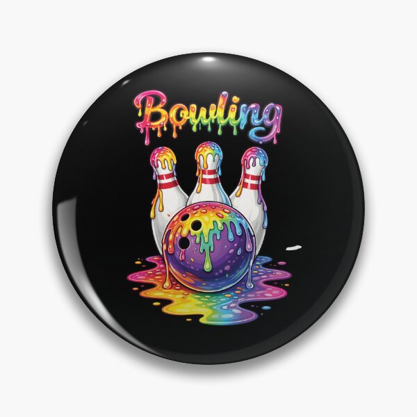 Item preview, Bowling Drip Art - Rainbow Splash Bowling Shirt designed and sold by ayion.