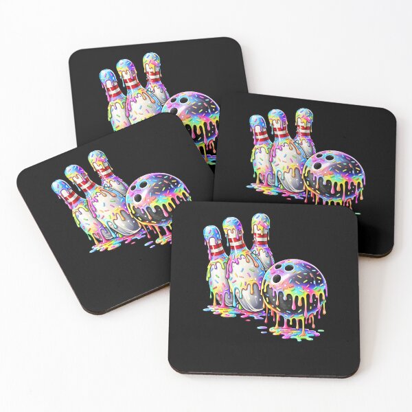 Item preview, Bowling Pins Drip Art - Rainbow Bowling Strike Shirt designed and sold by ayion.