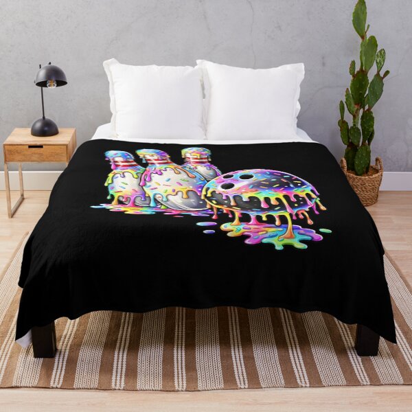 Item preview, Bowling Pins Drip Art - Rainbow Bowling Strike Shirt designed and sold by ayion.