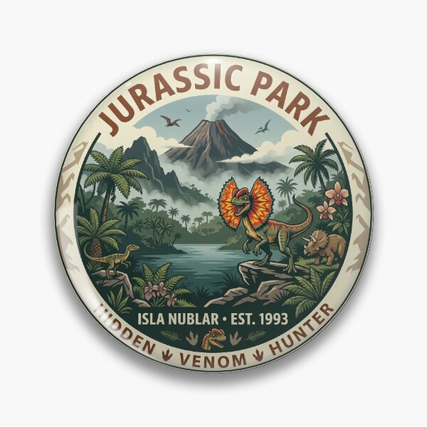 Item preview, Jurassic Park - Dilophosaurus T-shirt  designed and sold by StudioSand.