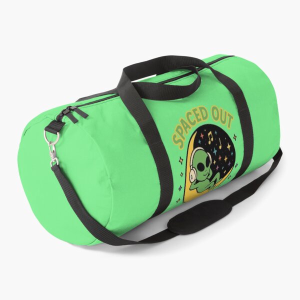 Item preview, Spaced Out - Alien Listening to Music on Crescent Moon designed and sold by Regal Rev.