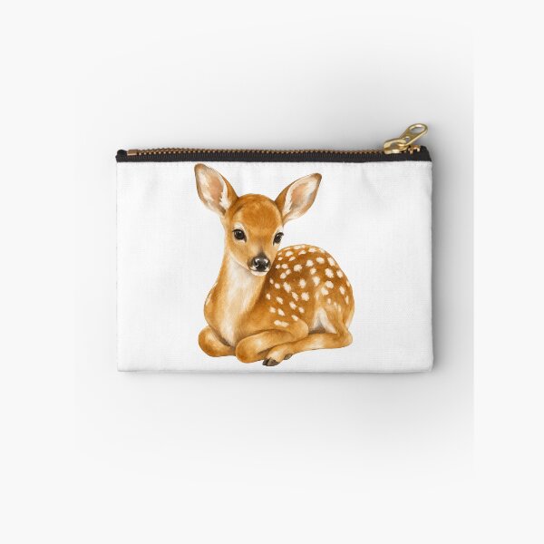 Item preview, A whimsical drawing of a fawn designed and sold by ellinnur.