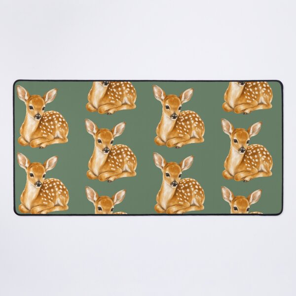 Item preview, A whimsical drawing of a fawn designed and sold by ellinnur.