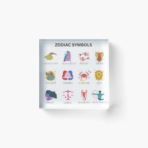 Item preview, Zodiac Symbols designed and sold by SquareSign.