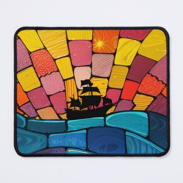 Item preview, Ship at sunset designed and sold by Glenbobagins.