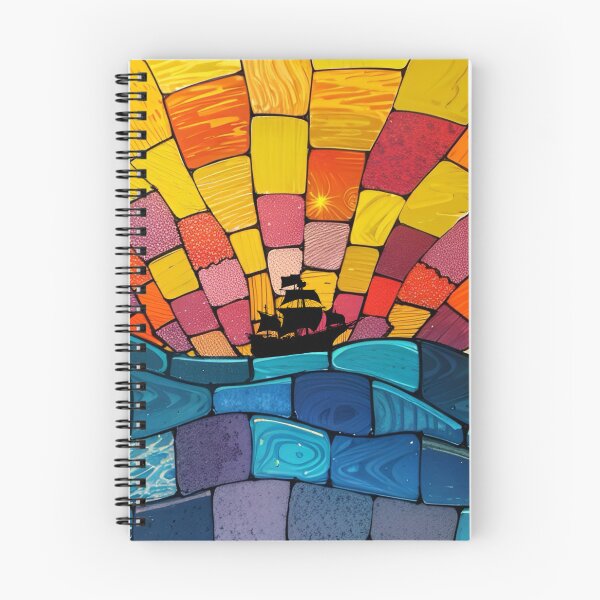 Item preview, Ship at sunset designed and sold by Glenbobagins.