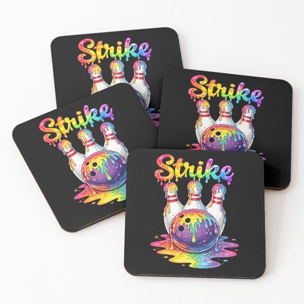 Item preview, Strike Drip Art - Rainbow Bowling Strike Shirt Gift for Son Husband designed and sold by ayion.