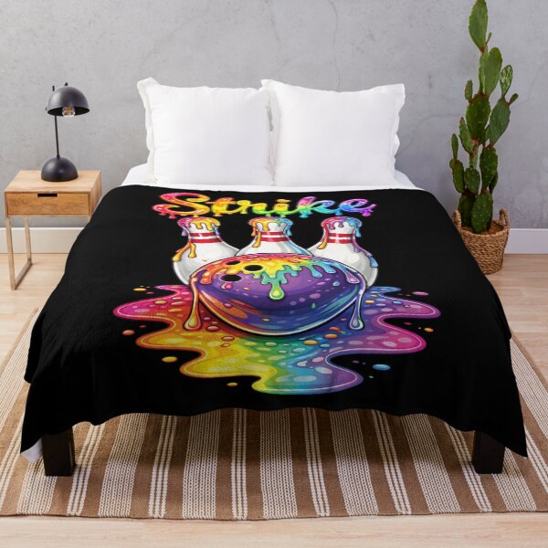 Item preview, Strike Drip Art - Rainbow Bowling Strike Shirt Gift for Son Husband designed and sold by ayion.