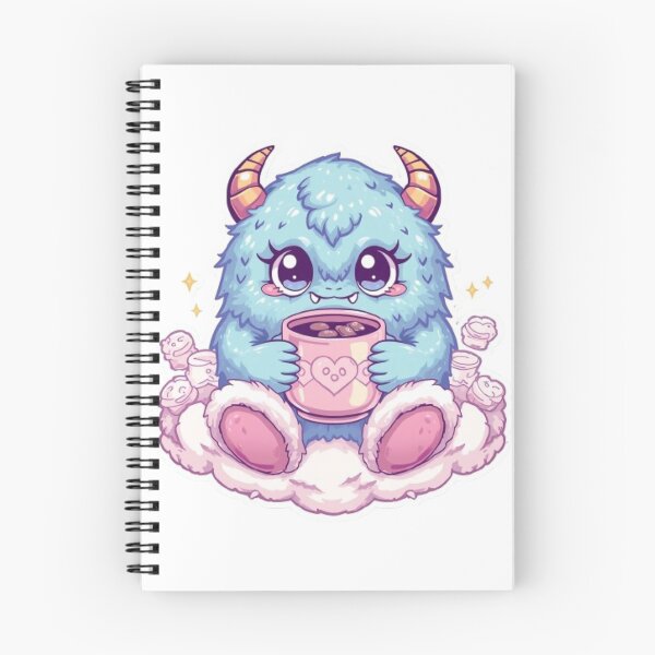Item preview, Fluffo The Fluffy Monster | Cute Neon Monster Sticker & T-Shirt Design designed and sold by Stylestickers55.