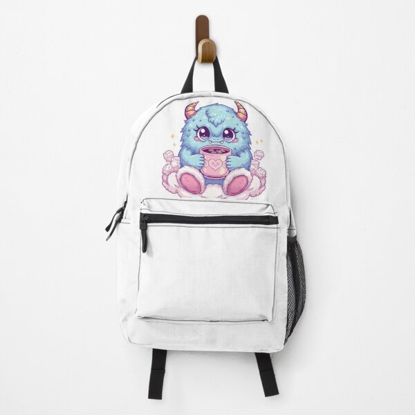Item preview, Fluffo The Fluffy Monster | Cute Neon Monster Sticker & T-Shirt Design designed and sold by Stylestickers55.