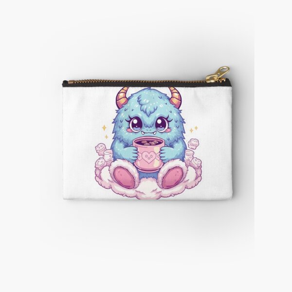 Item preview, Fluffo The Fluffy Monster | Cute Neon Monster Sticker & T-Shirt Design designed and sold by Stylestickers55.