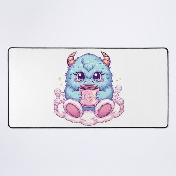 Item preview, Fluffo The Fluffy Monster | Cute Neon Monster Sticker & T-Shirt Design designed and sold by Stylestickers55.