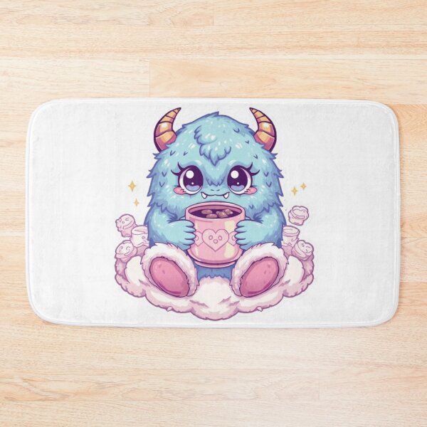 Item preview, Fluffo The Fluffy Monster | Cute Neon Monster Sticker & T-Shirt Design designed and sold by Stylestickers55.