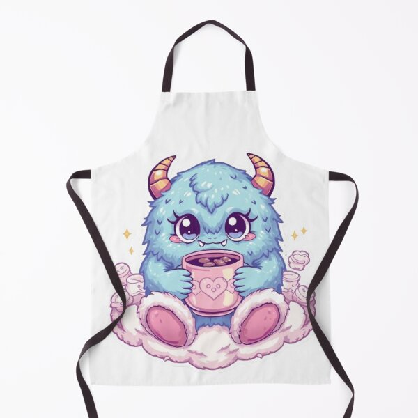 Item preview, Fluffo The Fluffy Monster | Cute Neon Monster Sticker & T-Shirt Design designed and sold by Stylestickers55.