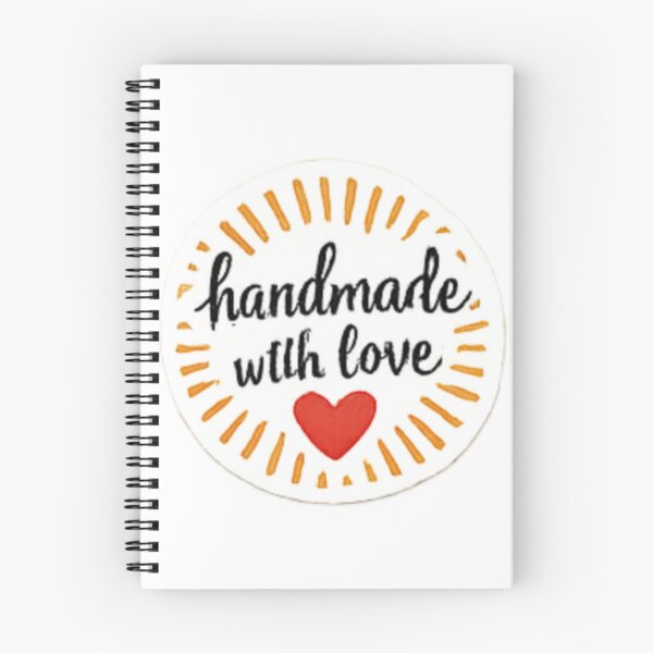 Item preview, Handmade with Love - Sunburst Retro Label designed and sold by sadedream.