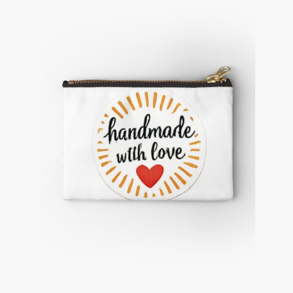 Item preview, Handmade with Love - Sunburst Retro Label designed and sold by sadedream.