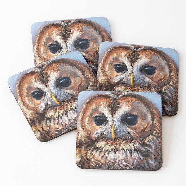 Item preview, Majestic Timberland Owl on Mountain Peak designed and sold by Rishstrethphoto.