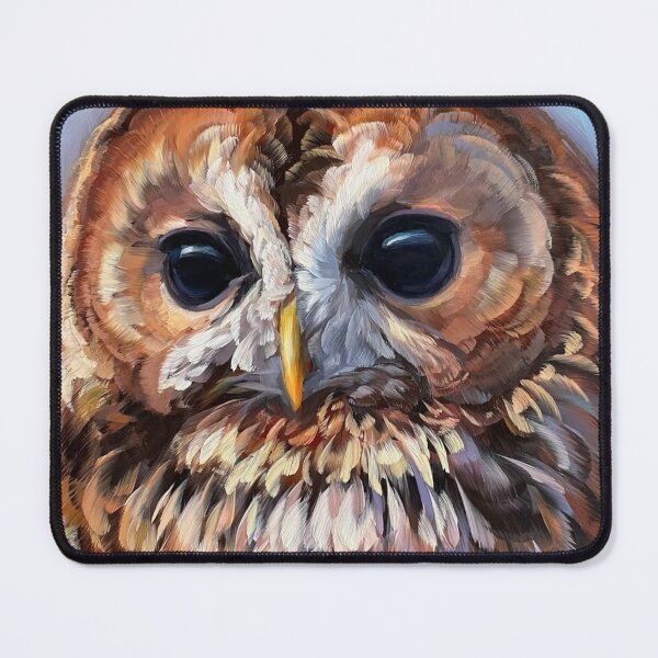 Item preview, Majestic Timberland Owl on Mountain Peak designed and sold by Rishstrethphoto.