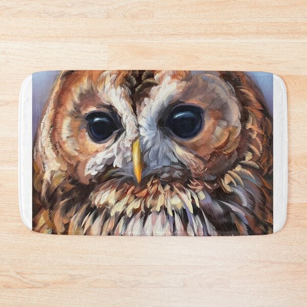 Item preview, Majestic Timberland Owl on Mountain Peak designed and sold by Rishstrethphoto.