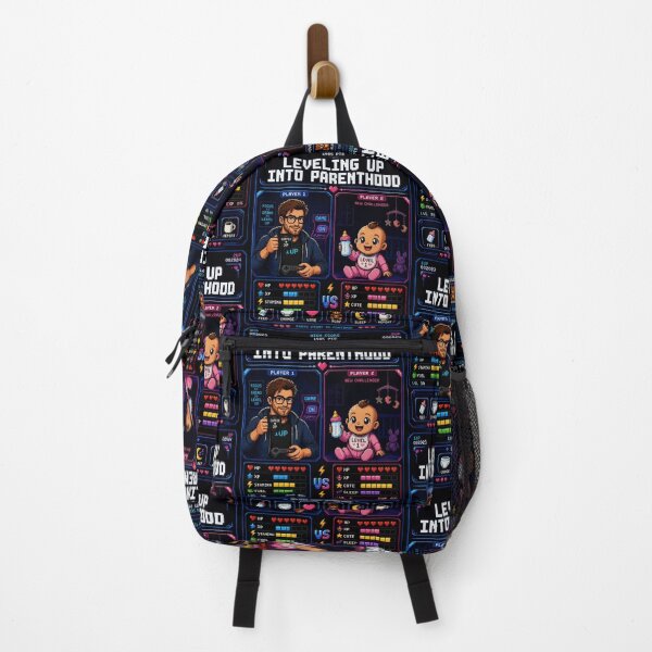 Item preview, Leveling Up Into Parenthood Retro Pixel Art designed and sold by StudioCnr.