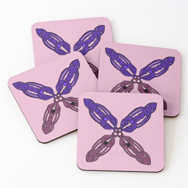Item preview,  Purple Magenta Cross – Abstract Geometric Ornamental Design Dusty Pastel Magenta designed and sold by Macramellennias.