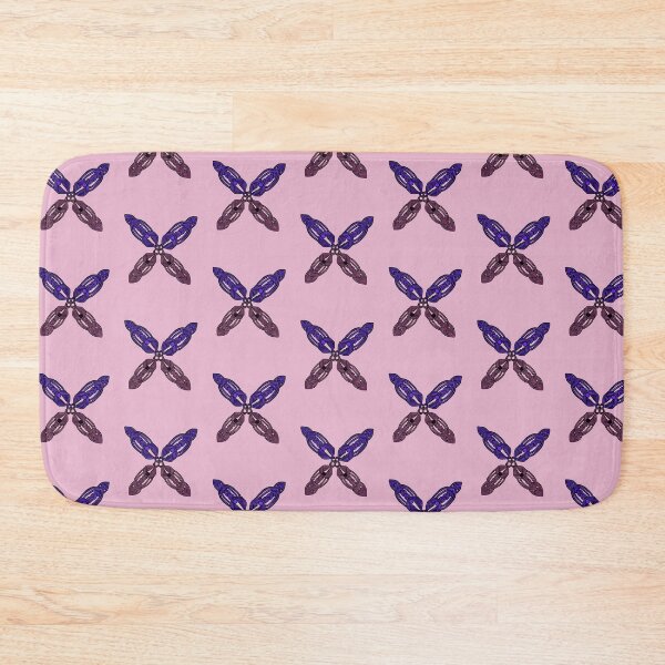 Item preview,  Purple Magenta Cross – Abstract Geometric Ornamental Design Dusty Pastel Magenta designed and sold by Macramellennias.