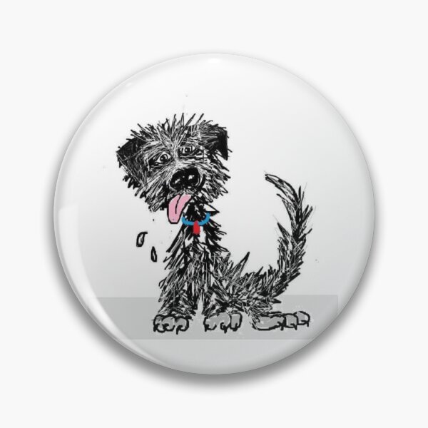 Item preview, Scruffy terrier dog drawing designed and sold by Fayes4Art.