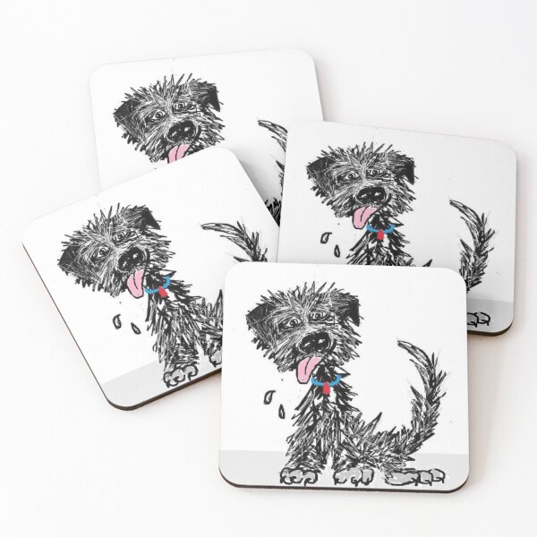 Item preview, Scruffy terrier dog drawing designed and sold by Fayes4Art.