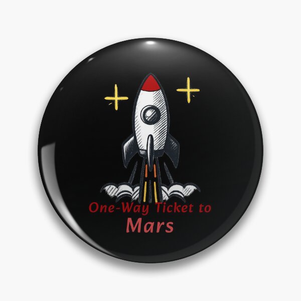Item preview, Cute Rocket Design for Dreamers, Space Lovers & Future Astronauts, One way Ticket. designed and sold by Rocket&Stars.
