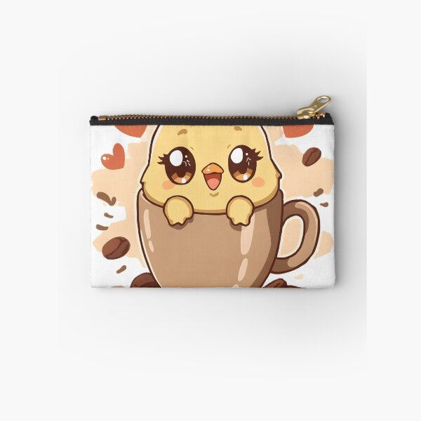 Item preview, Cute Coffee Chick Sticker | Kawaii Baby Chick in Coffee Mug | Adorable Coffee Lover Illustration designed and sold by dreamz-world.