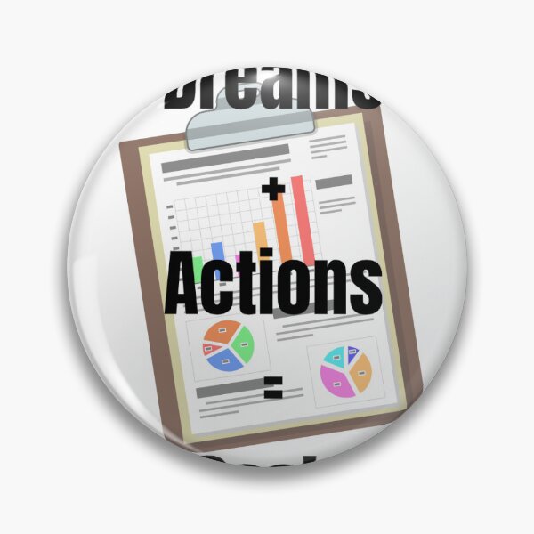 Item preview, Dreams + Action = Goals Clipboard Mug – Motivational | White designed and sold by RaeganIvy.