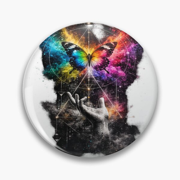 Item preview, Butterfly Awakening - Neon Soul Gemoetry designed and sold by Personiq Kaleido.