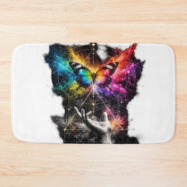 Item preview, Butterfly Awakening - Neon Soul Gemoetry designed and sold by Personiq Kaleido.