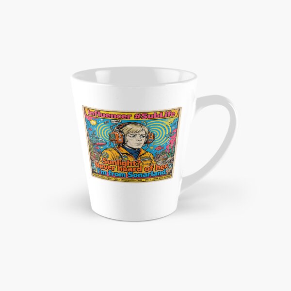 Item preview, Sonarland - Sunlight? Never Heard Of Her - Retro Underwater Comix 1974 | Influencer #SubLife Funny Submarine Sonar Vintage Pop Art Poster designed and sold by Neurospicy Trolls.