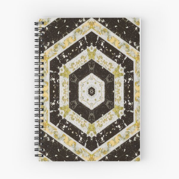 Item preview, Hexa Echoes of Black, White and Gold designed and sold by CyndiEpps.