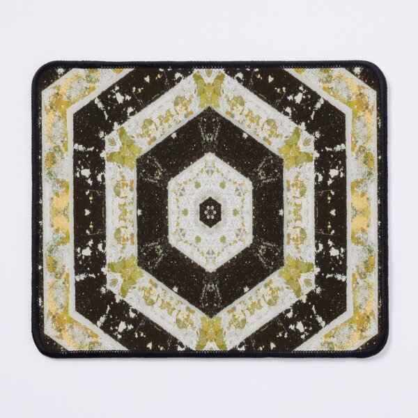 Item preview, Hexa Echoes of Black, White and Gold designed and sold by CyndiEpps.