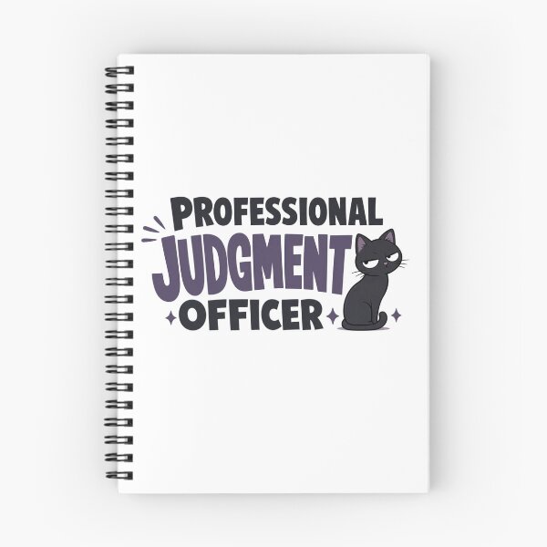 Item preview, Professional Judgment Officer Black Cat Dad Funny T-Shirt designed and sold by Ashley critters.