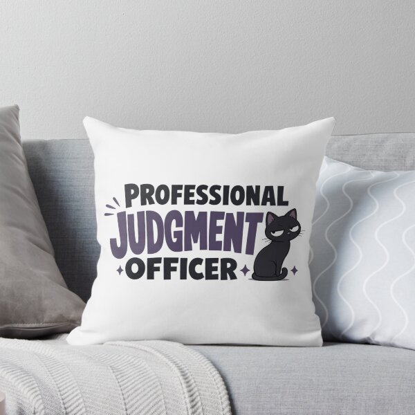 Item preview, Professional Judgment Officer Black Cat Dad Funny T-Shirt designed and sold by Ashley critters.