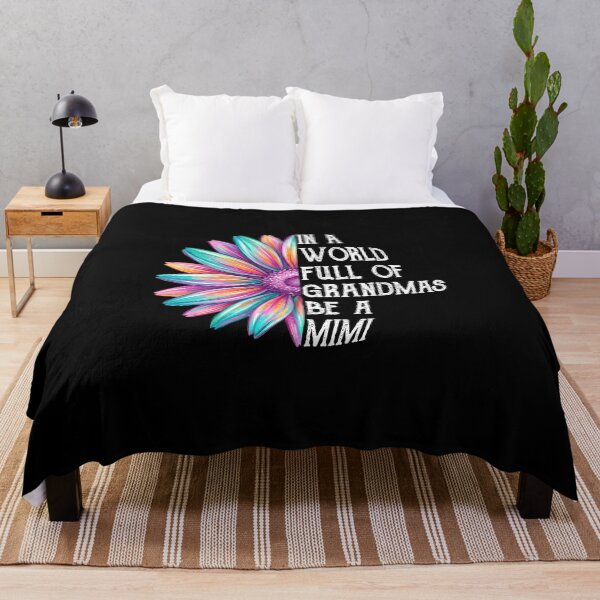 Item preview, In A World Full Of Grandmas Be A Mimi Colorful Flower designed and sold by IsDesignHub.