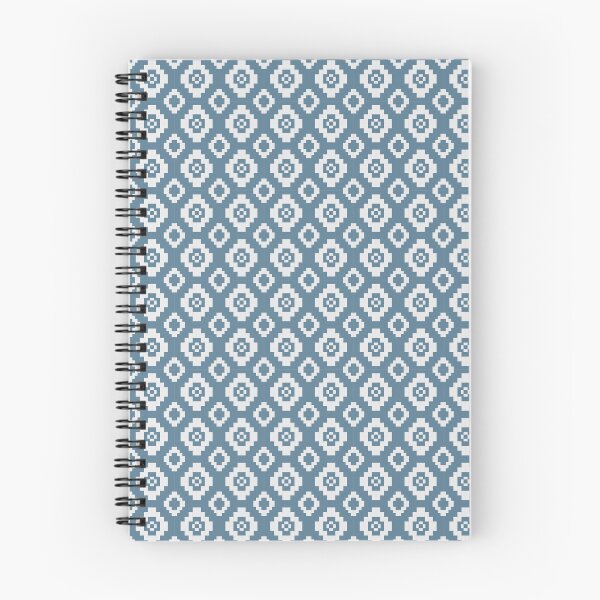 Item preview, Thai Minimal Pixel Diamond Seamless Pattern Soft Blue Modern Geometric Textile Design designed and sold by KOPatternCo.