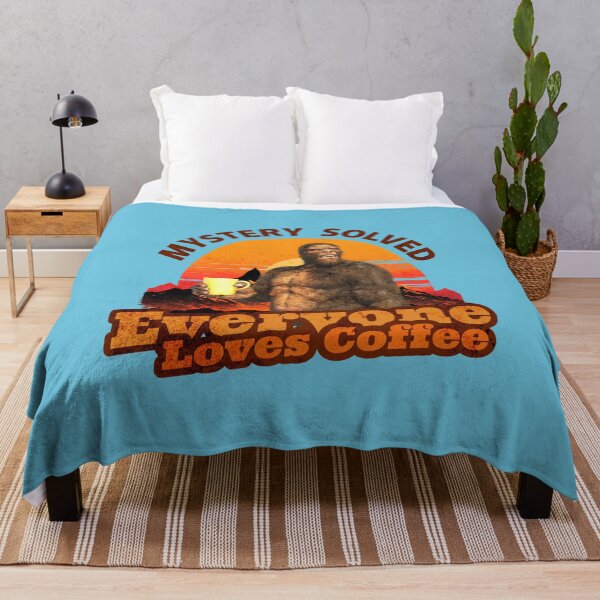 Item preview, Mystery Solved Everyone Loves Coffee Bigfoot designed and sold by Vac1.