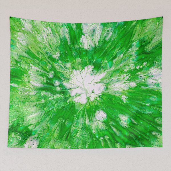 Item preview, Emerald Burst – Green Tie-Dye Explosion Abstract Design designed and sold by BuckaBaby.