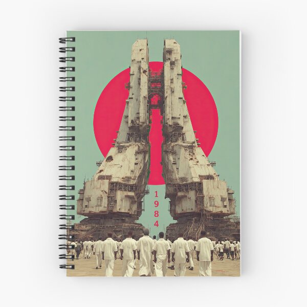 Item preview, The March - Monumental Regime Dystopian Propaganda designed and sold by PlanetBPop.