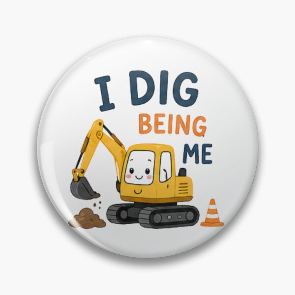 Item preview, I Dig Being Me Construction Shirt, Kids Excavator Shirt, Cute Bulldozer Tee, Toddler Truck Shirt, Funny Construction Kids Shirt, Boy Truck Gift designed and sold by hyper retro.